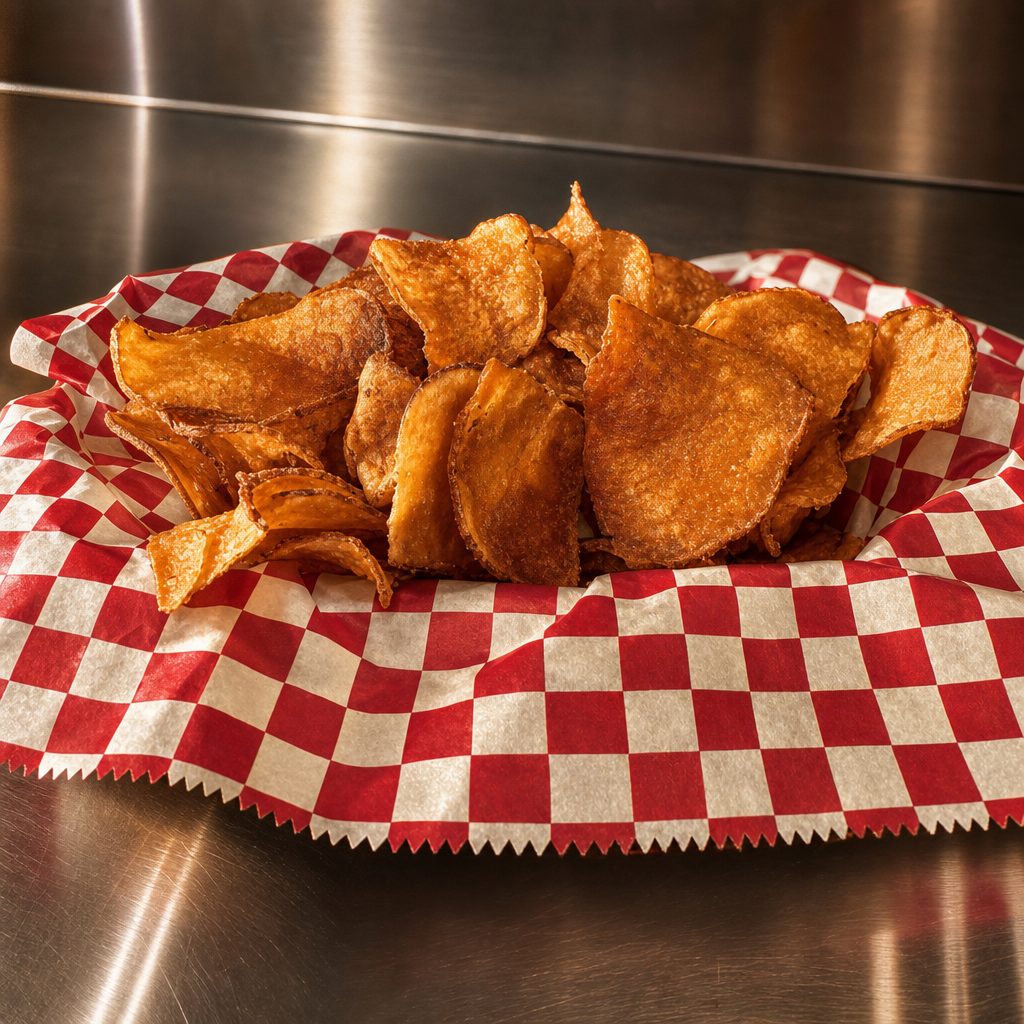 Homemade Potato Chips.